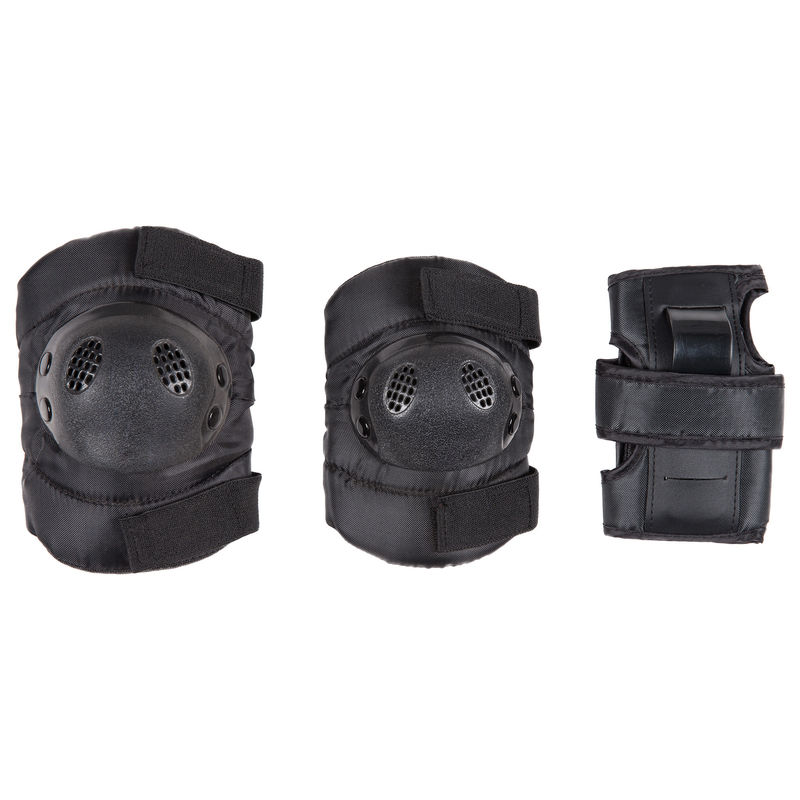 Skate Gear Roller Skating Protective Gear Black PP Cap Fabric Foam